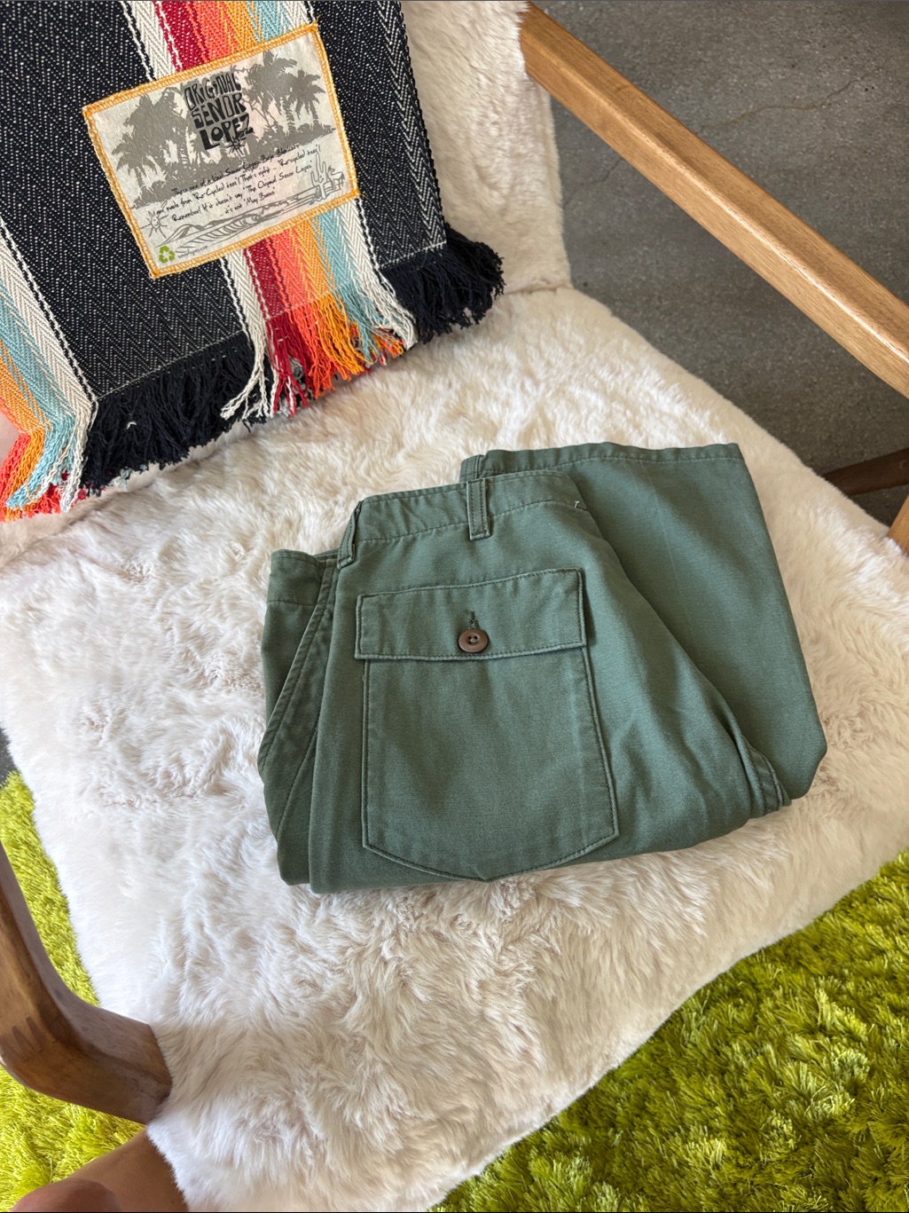 You The Brave Women’s Utility Cargo Pants In Olive Green